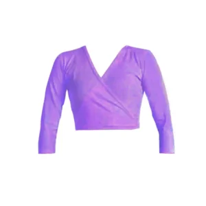 Ζακετάκι Βαμβακολύκρα Κρουαζέ – Grade 4/5 - Μωβ